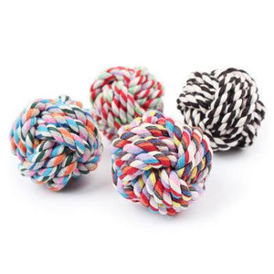 Twisted Rope Ball S/M/L Dogs