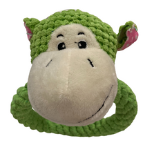 Plush Animal Head Rope Toys