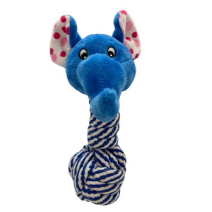 Plush Animal Head Rope Toys
