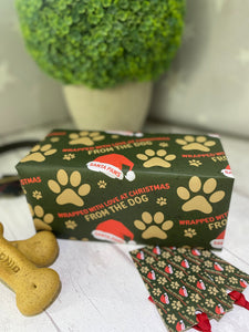 Dog Christmas wrapping paper