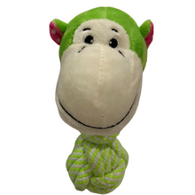 Plush Animal Head Rope Toys