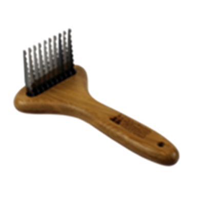 Dematting Rake with Stainless Steel Serrated Blades