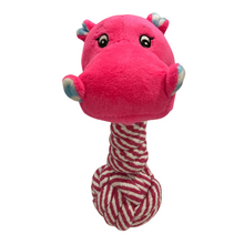 Plush Animal Head Rope Toys